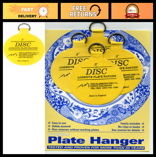 Invisible disc adhesive plate - invisible,