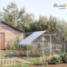 PawHut Chicken Run Galvanised