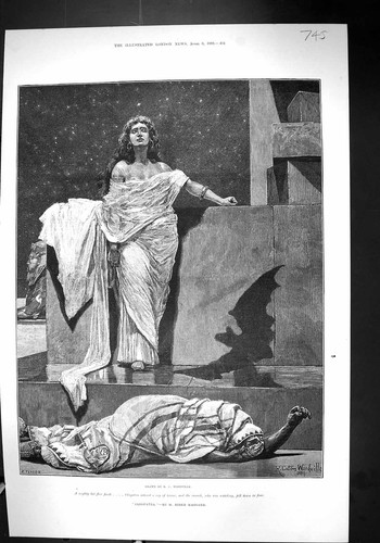 Old 1889 cleopatra scene - old,