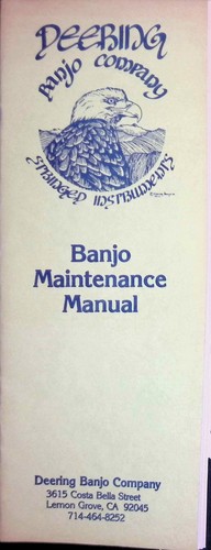 Deering banjo 1981 - co,