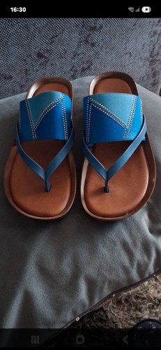 Blue lotus slip toepost - blue,