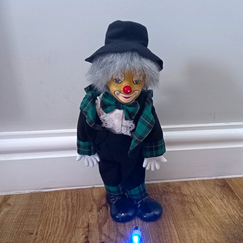 Highly negative haunted clown - negative,