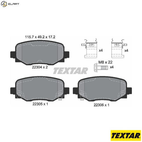 Brake pad set disc - pad,