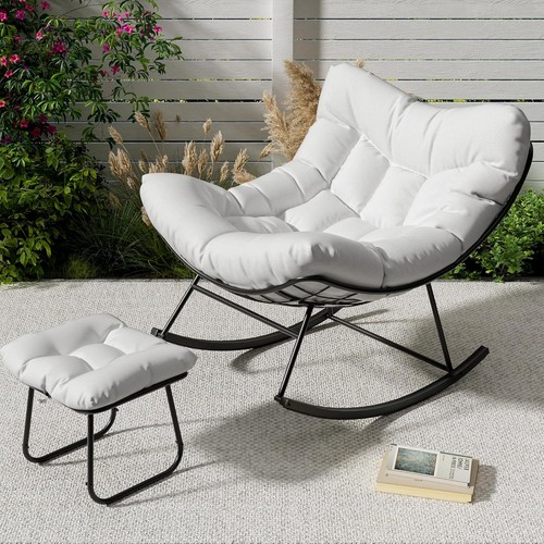 Oversized garden rocking chair - garden,