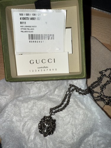 Gucci metal necklace chain - metal,