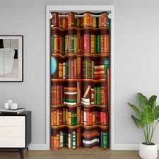 Cartoon Bookcase Door Curtain