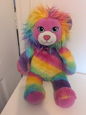 Build a Bear Plush Pride Lion Rainbow Colour Craze Workshop BAB 2016 Colourful?