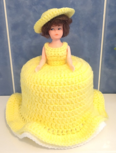 Handmade crochet vintage dress - crochet,