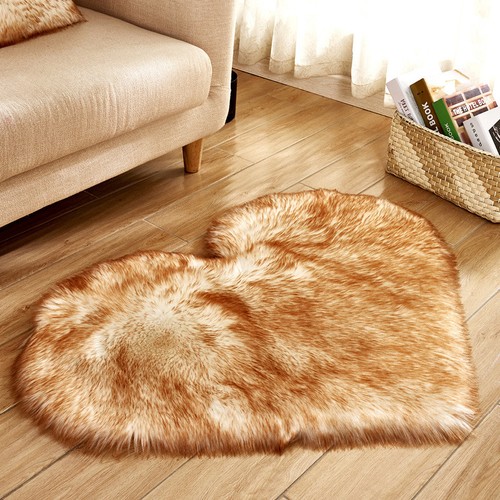 Heart shape shaggy - shape, faux