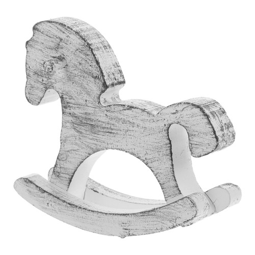 Wooden rocking horse figurine - rocking,
