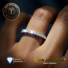 0.48CT MOISSANITE STONE SILVER