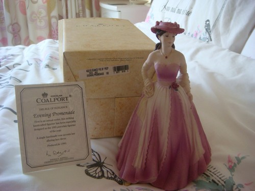 Coalport figure evening - coalport, figure-evening