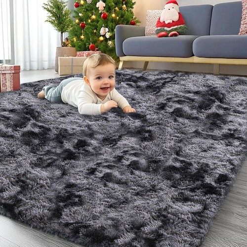 Fluffy rugs large shaggy - large, rug