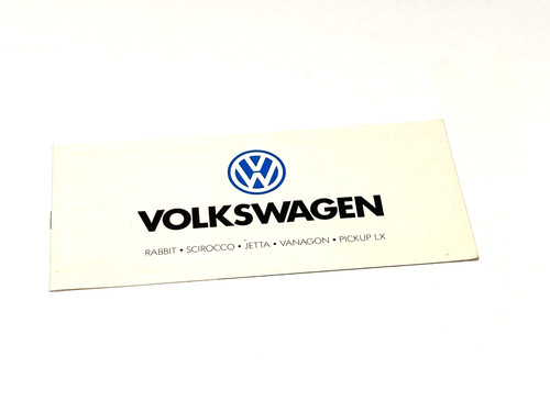1983 volkswagen rabbit - volkswagen,