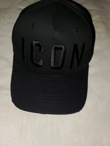 Dsquared2 icon cap all black - cap,