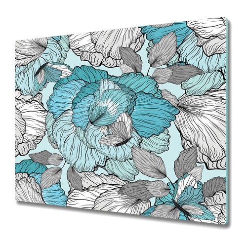 Glass kitchen chopping board - chopping,