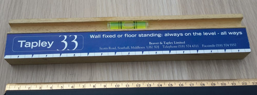 Vintage tapley spirit level - 33,
