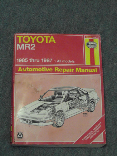 Haynes toyota mr2 - toyota, all