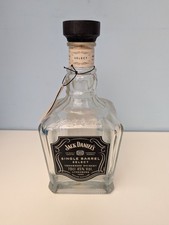 Jack Daniel's Rare Single Barrel Select Empty Bottle with tag. 