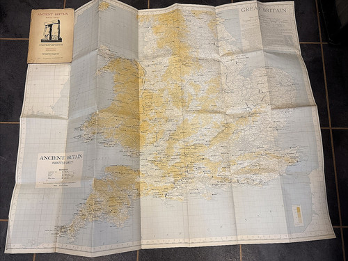 Cloth map ancient - ancient, britain