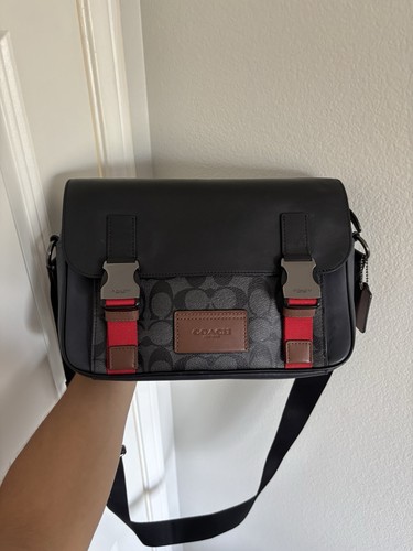 Coach track messenger bag - messenger,