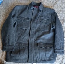 mens Thomas Nash Coat Wool 2XL