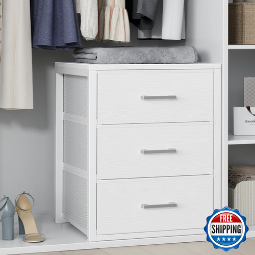 Boluo closet drawers white - boluo,