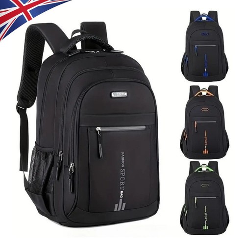 Black backpack rucksack large - black,