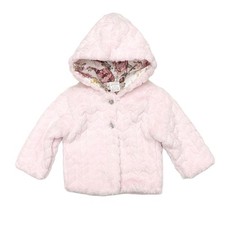 Baby Girls Pink Faux Fur