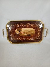 Vintage Sorrento Tray  Inlaid