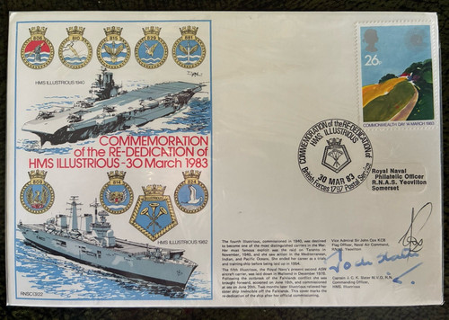 Rnsc cover hms - -, illustrious