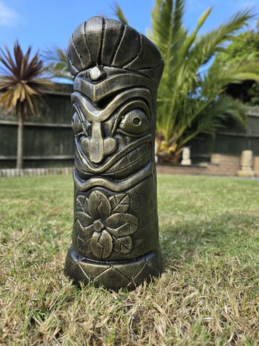 Stone garden totem pole - totem, statue