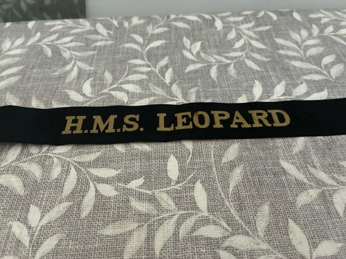 Hms leopard royal navy cap - hms,