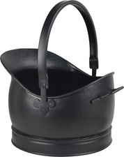 Large Steel Sallet Helmet Coal