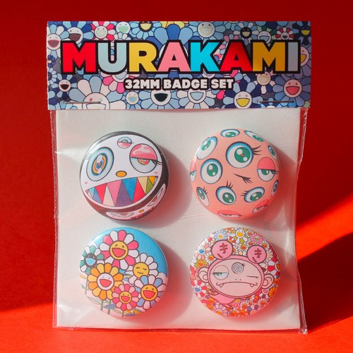 Takashi murakami badges 32mm - badges,