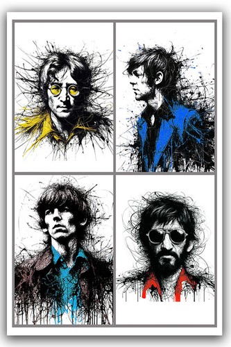 The beatles poster john lennon - beatles,