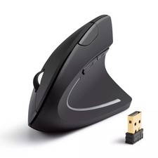 Anker 2.4G Wireless Vertical Ergonomic Optical Mouse 800/1200/1600 DPI PC/Mac