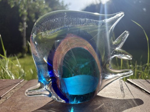 Multi colored blue - murano, art