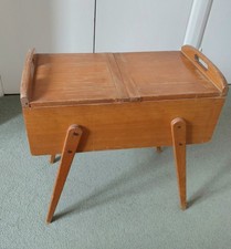 Antique vintage wooden sewing - wooden,