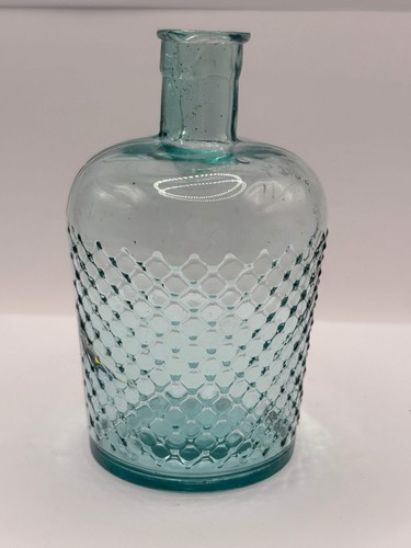 Old aqua glass lysol bottle