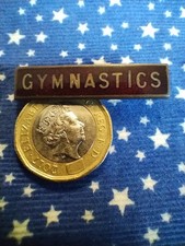 Vintage Gymnastics Enamel