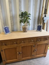 Retro Vintage Pine Sideboard Country House Look Stripped Top Delivery Available