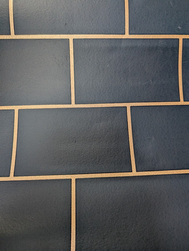 Blue gold brick - gold,