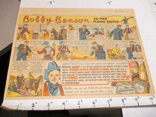 Newspaper 1937 force - ad,