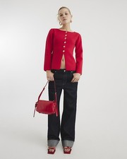 River Island Womens Red Square