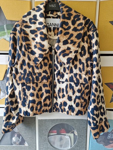 Ganni women leopard jacket - ganni,
