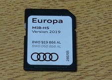 GENUINE AUDI A4 LATEST B9 SAT NAVIGATION SD CARD EUROPE 2019 MAP 8W0919866AL.