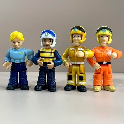 4pcs fireman sam double set - fireman,