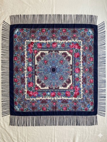 Russian styled pavlovo posad - russian,