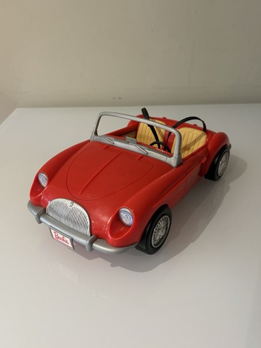 Barbie red cool convertible - red,